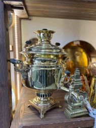 Самовар 19 века, Баташевы, медали. Фасон полуваза. Самовар 19 века, Баташевы, медали. Фасон полуваза.