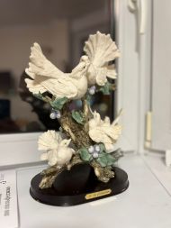 Трогательная сценка из холодного фарфора. Италия, винтаж. Трогательная сценка из холодного фарфора. Италия, винтаж.